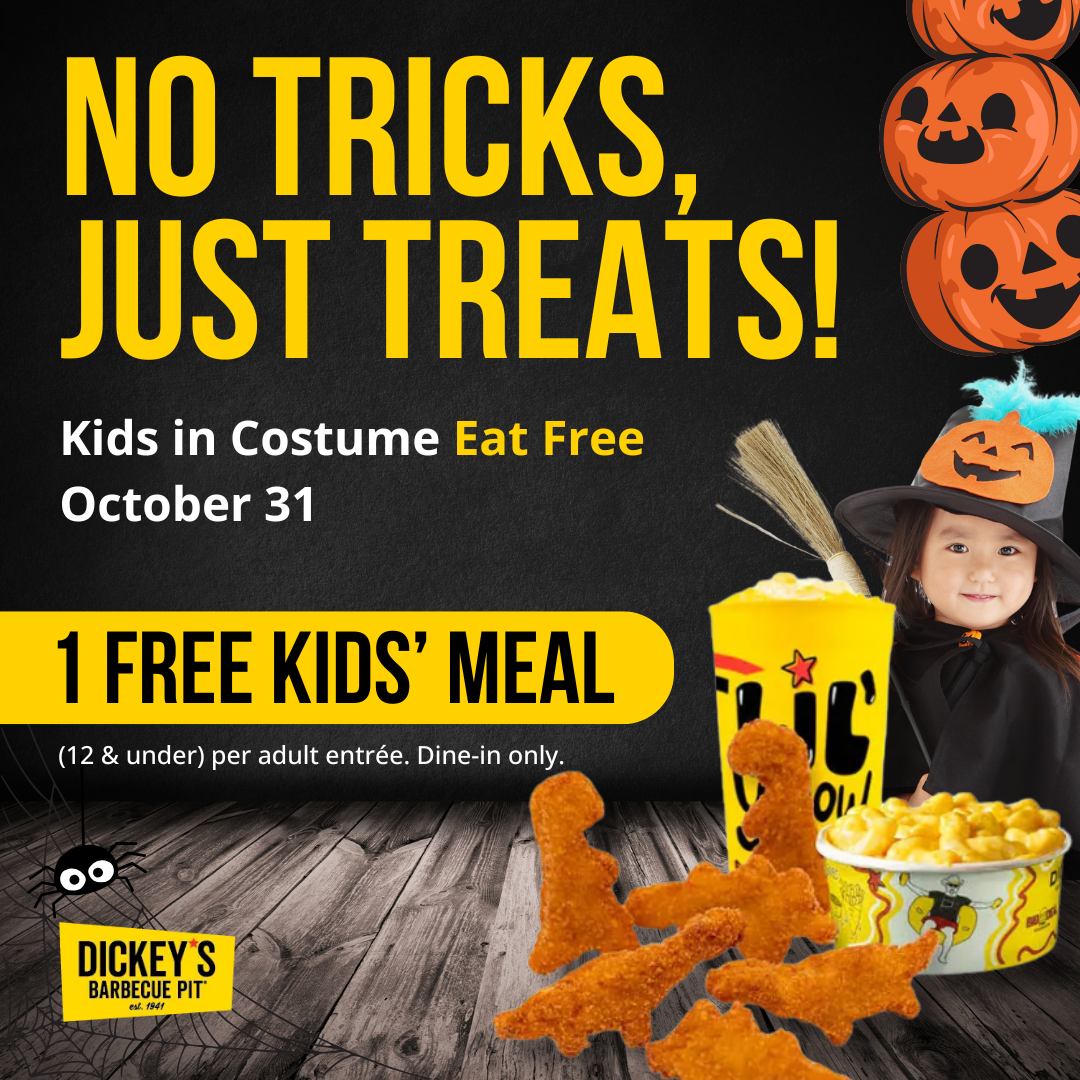 Static image ad creative — Halloween kids meal ad