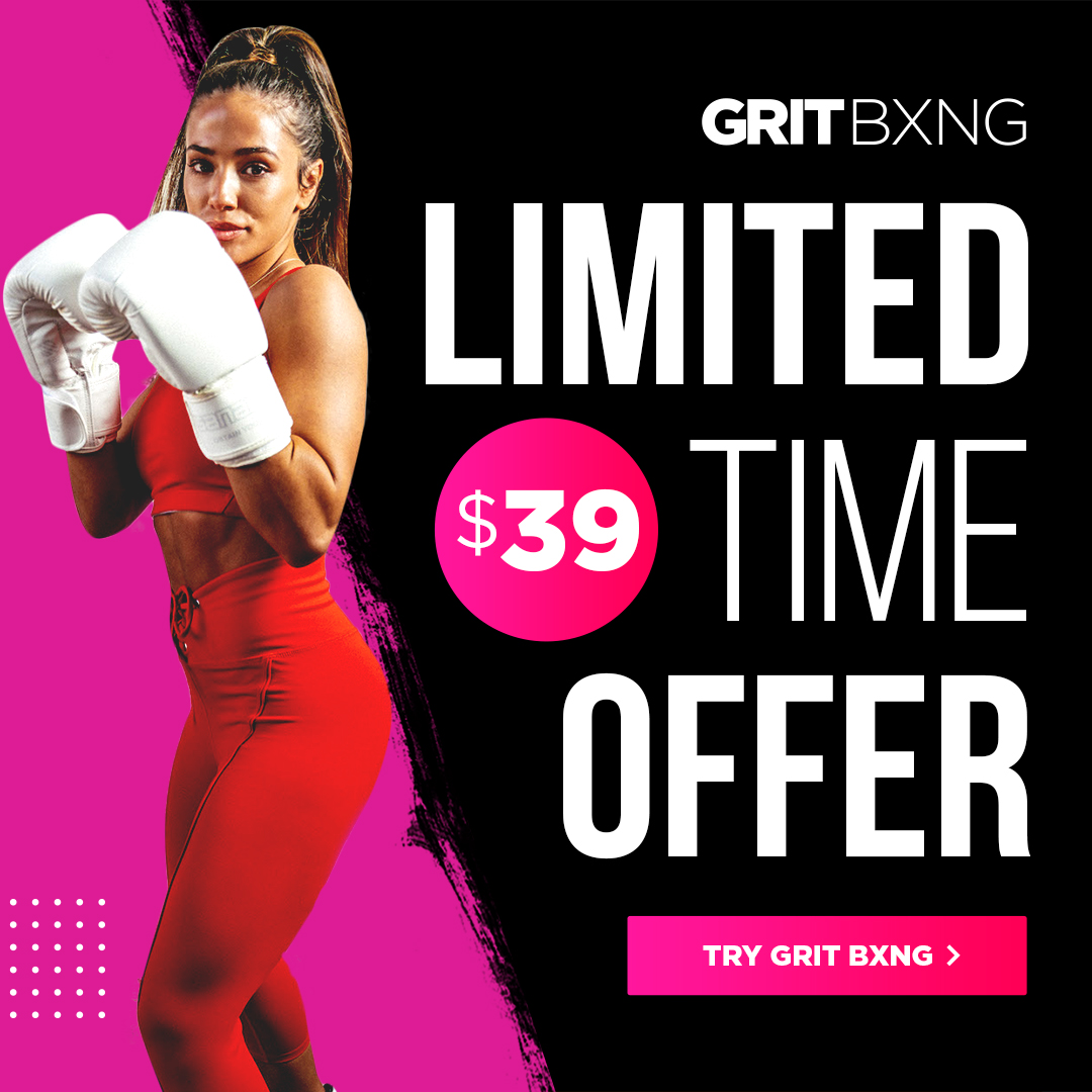 Static image ad creative — boxing gym offer ad