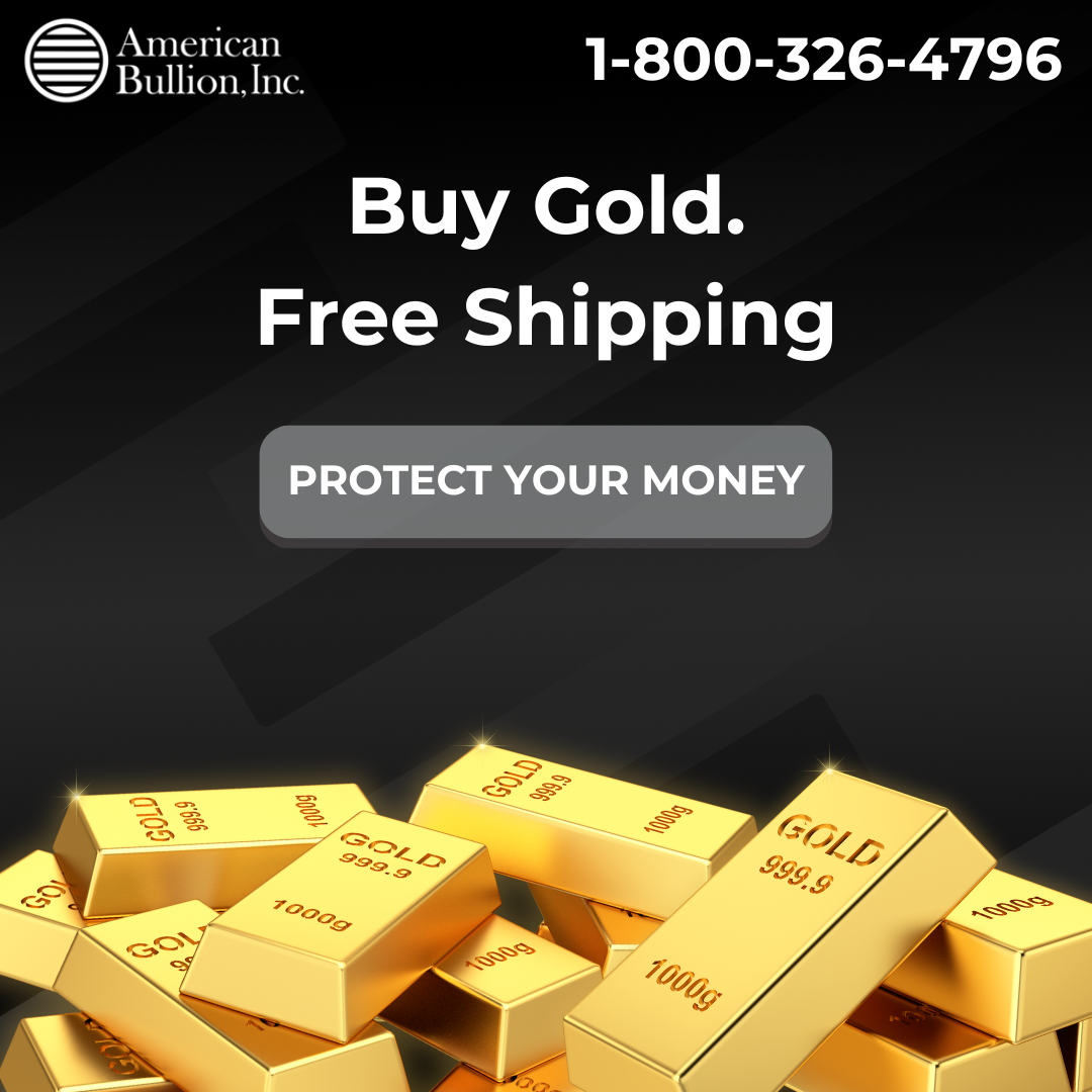 Static image ad creative — gold bullion ad
